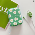 Miniatyrbillede 8 af 8: e Cartoon Frugt Blomstermønster Hovedtelefon Datakabel Opbevaringspose F