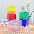 Miniatyrbillede 4 af 5: s Shape Coin Box Kid Money Bank Stabelbar opbevaringsboks legetøj Red