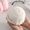 Miniatyrbillede 7 af 8: e Varme Fluffy Øreværn Ørebeskyttere Foldbare Varmere Ørevarme S Black