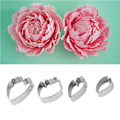 Miniatyrbilde 4 av 8: 4stk Peon Blomsterkake Fondant Stempel ter Dekorasjonsform Suga