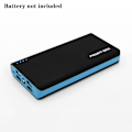 Miniatyrbillede 1 af 8: 6* 18650 Batterioplader Dæksel Power Bank Case DIY Box 4 USB Po Blue