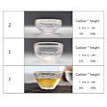 Miniatyrbild 8 av 8: transparent hatt kopp Phnom Penh liten kopp te provsmakning kopp glas A fish