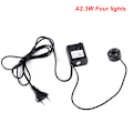 Pikkukuva 1 / 5: AC 220V 3W EU Plug Upotettava vesipumppu Akvaario Fountain A2