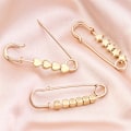 Miniatyrbillede 5 af 5: Justering Justerbar Gold Broche Heart Star Fast Tøj Wais A3