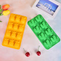 Miniatyrbillede 5 af 8: Silikone isterning form Silikone is form Maker Bakke Frugt Choco 638