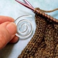 Miniatyrbillede 4 af 5: Spiralkabelstrik Håndlavet strikkeværktøj Helical strikning Gold