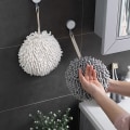 Pikkukuva 7 / 8: Chenille käsipyyhe Pehmeä imukykyinen mikrokuitu keittiö Kylpyhuone Gray