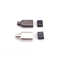 Miniatyrbillede 3 af 5: Metal Type-C Android Plug Shell Case o Digital Chip Charging Pl Black