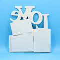 Miniatyrbild 5 av 8: Sweet Wooden Hollow Love fotoram Heminredningskonst DIY