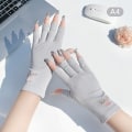 Miniatyrbillede 8 af 8: 1 Par Anti UV Handsker UV Shield Handske Fingerløs manicure negl A1