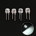Pikkukuva 1 / 5: 20 kpl LED 8mm olkihattu lampun helmi valkoinen kylmävalo 0,75 W valo-