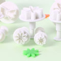 Miniatyrbillede 5 af 6: 33 stk/parti Kage Dekorationsværktøj Fondant Kageform Blomstersæt Ba