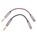 Miniatyrbillede 3 af 8: 4,4 mm afbalanceret han til 3,5 mm stereo hun-adapterkabel 4,4 mm B