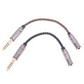 Pikkukuva 3 / 8: 4,4 mm tasapainotettu uros-3,5 mm stereonaaras sovitinkaapeli 4,4 mm B