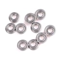 Pikkukuva 1 / 6: 10 kpl MF63zz minimetalliset kaksoissuojatut laipalliset kuulalaakerit (
