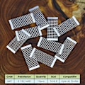 Miniatyrbild 4 av 5: 5/10st 6 modeller Mesh Style Värmeslinga För Ersättning Prebui N86-0.2Ω
