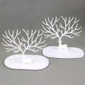 Miniatyrbillede 2 af 8: Smykker Display Stand Bakke Træ Opbevaringsstativer Øreringe Halskæde A2