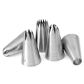 Miniatyrbilde 7 av 8: 5 STK Rustfritt stål Ising Piping Konditordyser Cupcake Crea