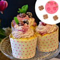 Miniatyrbild 6 av 8: Mini 3D Rose Flower Form Form Bloom Rose Chocolate Fo D