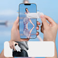 Miniatyrbild 8 av 8: Smartphone Camera Mirror Reflection Clip Kit 3D Phone Reflectio White