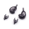 Miniatyrbillede 1 af 5: Øretelefon eksternt hus Shell til Shure SE215 Kompatibel repl Black