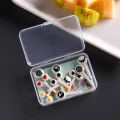 Miniatyrbilde 3 av 8: Gjennomsiktig Kids Frukt Gaffel Box Organizer Plast Oppbevaringsveske