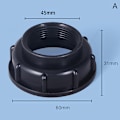 Miniatyrbilde 1 av 8: IBC Tank Passer S60X6 Grovgjenget hette til adapterkontakt A