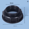 Pikkukuva 1 / 8: IBC Tank Fittins S60X6 cap kierteinen kansi sovittimen liittimeen A