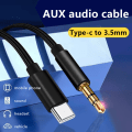 Pikkukuva 3 / 8: Aux o Kaapeli Type-C USB-C 3,5 mm:n liittimeen matkapuhelimen lisävarusteille Silver