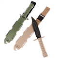 Miniatyrbillede 4 af 8: M9 Dolk Model Taktisk Gummi Til Gave Legetøj Army Fan Saml Green