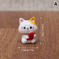 Pikkukuva 1 / 8: 1kpl e New Year sarjakuva Lucky Cat Micro Landscape Hartsi Cat Micr A