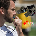 Miniatyrbild 7 av 7: 3 in 1 Emergency Survival Whistle Compass Termometer Domare C