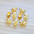 Pikkukuva 2 / 8: 5kpl Harkon kulta Yuan Bao Wealth Kultainen patsas Harkot Decor Orn Gold
