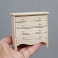 Miniatyrbild 2 av 7: 1:12 Dollhouse Miniatyr Sängbord Series Förvaringsskåp D