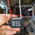 Miniatyrbilde 5 av 5: CBB61 450V 1UF -25UF Terminal Tak AC Fan startkondensator 1.5uf