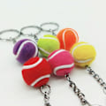Pikkukuva 2 / 8: 1PC Avainnippu Tennis Ball Metal Avaimenperä Auton Avaimenperä Avaimenperä rose red