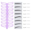 Miniatyrbillede 5 af 8: 8 Styles Øjenbryn Shaping Stencils Grooming Shaper Genanvendelig Temp