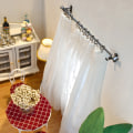 Miniatyrbillede 5 af 8: 1:12 Dukkehus Miniature Gardinstang Hook Up Ringe Vindue Fitgs Black