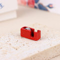 Miniatyrbillede 1 af 8: 1/12 Dukkehus Simulering Mini Tape Dispenser Dukkehus Stati Red
