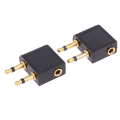 Pikkukuva 8 / 8: 2kpl Kannettavat Aviation Headset Conversion Plug Plane Seat Headp