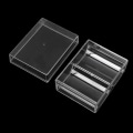 Miniatyrbild 6 av 8: Genomskinliga akryl Poker Chip Rack Brickor rymmer 40 chips lagring