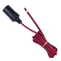 Miniatyrbilde 5 av 6: 1 stk 12V 24V Lighter med 30cm kabelledningsledning Strømforsyning Så