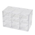 Miniatyrbillede 1 af 8: Desktop Skuffe Organizer Mini Skuffer Plast Skrivebord Craft Opbevaring 9 grid