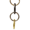 Miniatyrbillede 6 af 8: Spring Gate O Ring, der kan åbnes Nøglering Nøgle Lædertaske Håndtaske Bel A2