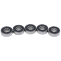 Miniatyrbilde 4 av 8: 5 stk Sort ABEC-7 608RS Skateboard Rulleforseglede kulelager