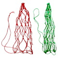 Miniatyrbillede 4 af 5: Nylon Haylage Net Small Holed Hay Net Haynet Holdbar Hestepleje Red