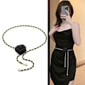 Pikkukuva 7 / 8: 1 kpl Camellia Waist Chain -tarvikkeet Uudet pienet tuoksuvat kukat White