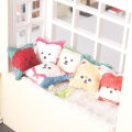 Miniatyrbillede 7 af 8: 1:12 Dukkehus Miniature Hunde Hoved Sofa Pude Mini Pude Pille B