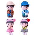 Miniatyrbild 8 av 8: Mini Pojke Flicka Modell Figurer Hantverk Lovers Figurer Par Mini A2