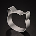 Miniatyrbilde 5 av 7: Cat Head Shape Bakesukker Kake Kjeks Cookie ter Dekorasjon